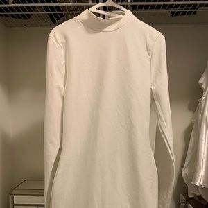 Fitted White Bodycon Dress